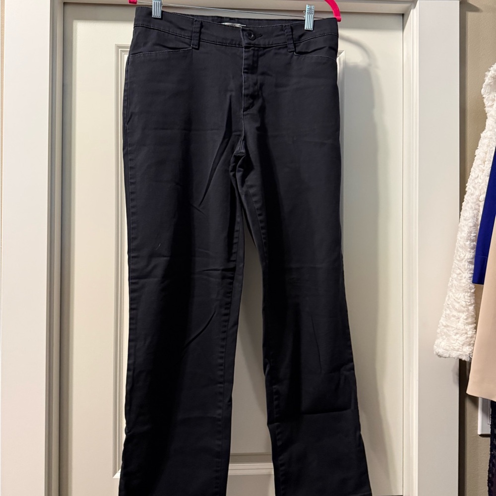 Lee Black Relaxed Straight-Leg Pants